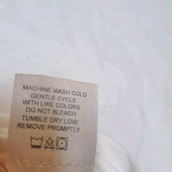 Lanston Revolve Cutout Turtleneck Off White Women's XS NWT Supima Cotton Stretch - Picture 10 of 12